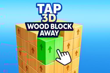 Tap 3D Wood Block Away