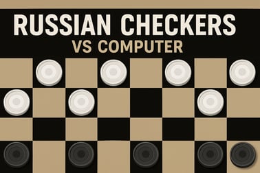 Russian Checkers Vs Computer